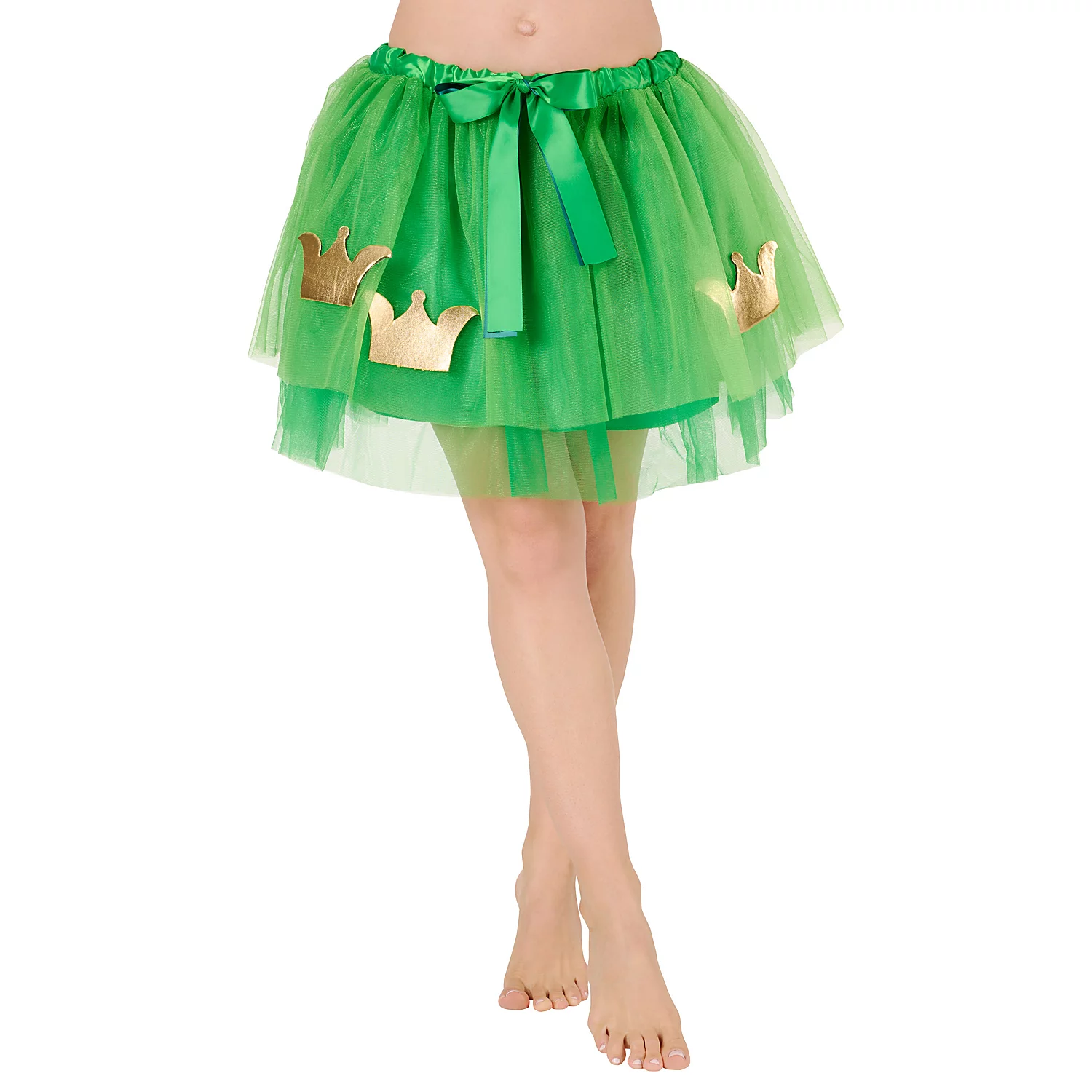 Jupe en tulle "Reine Grenouille", vert