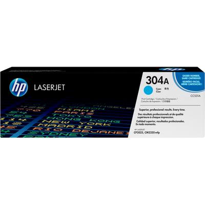 HP Tonerkartusche "304A Original LaserJet" Tonerpatronen blau (cyan)