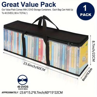 TEMU Pvc Bag For Cds, & Books - Organizer Moisture