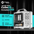 Custodia per Computer Mechanic Master C26 ITX/MATX custodia per Mini PC in alluminio multifunzionale portatile con onda acustica