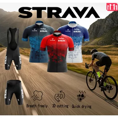 STRAVA Men's Cycling Gear Cycling Sports Urban Highway Cycling Camping Mountain Bike Competitive