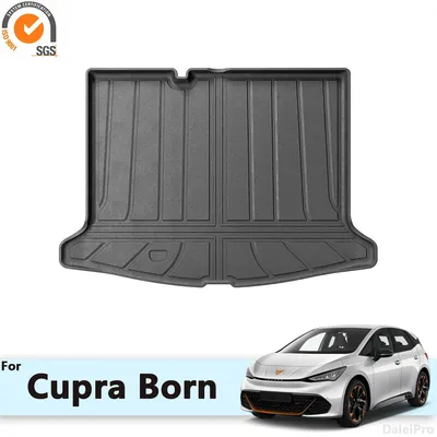 For Cupra Born 2022 2023 2024 Car Rear Trunk Mats All Weather Cargo Liner Custom Fit Cargo Mats TPE