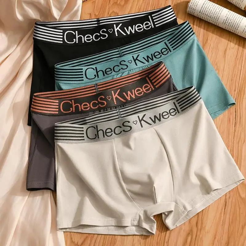 3Pcs männer Boxer Shorts Baumwolle Unterwäsche Solide Unterhose Sexy Höschen Männlichen Atmungsaktive Dessous Plus Größe L-6XL Großhandel Viele Image