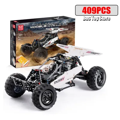 Technische Fernbedienung Motor Power Ziegel PF Buggy Wüste Auto Racing Klettern Lkw Bausteine DIY Image