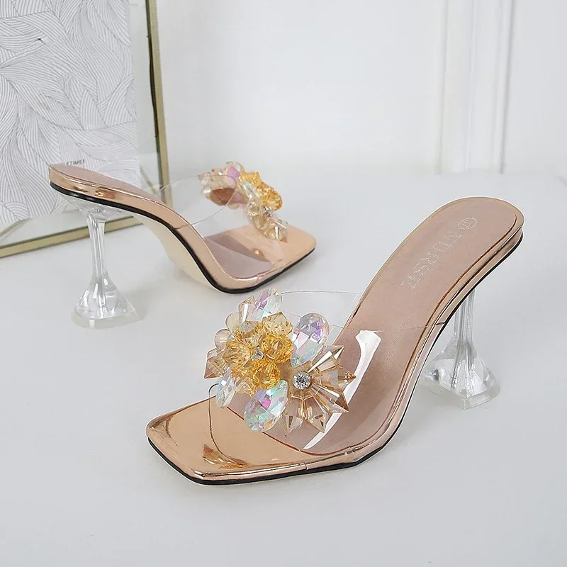 Sommer Schuhe Frauen Pumpen Mode Damen Party Schuhe Kristall Schuhe Marke Frau High Heels 9 cm Super Plus Größe 42 43 44 45 46