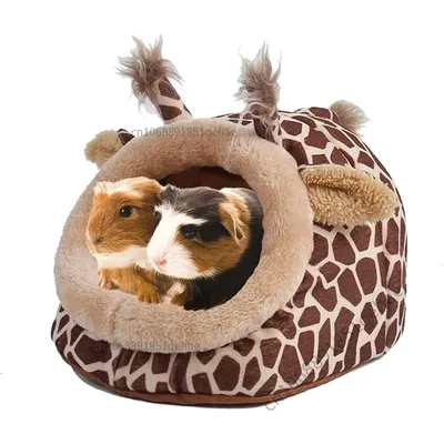 Meerschweinchen-Bett, Hamster, weiches Versteck, Haus, kleine Haustiere, warmer Nestkäfig für Hase, Image