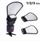 1/2/3 PCS Foto-Blitzlicht-Reflektor für Nikon Sony Kameras und andere Kameras 2-in-1-Kamera-Blitz-Diffusor Softbox-Reflektor
