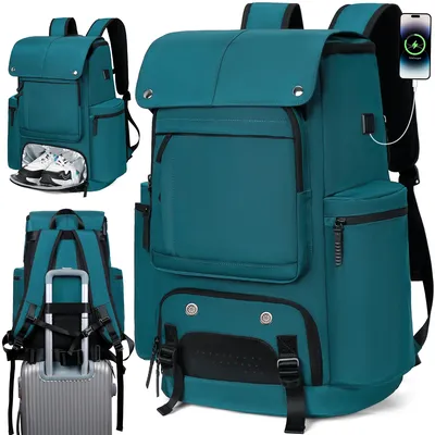 Men's Hiking Backpack Laptop Backpack, Business Casual Backpack Mountaineering Backpack Fitness Backpack (with USB charging port