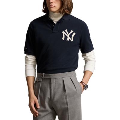 Marineblaues New York Yankees-Poloshirt von Polo Ralph Lauren für Herren Image