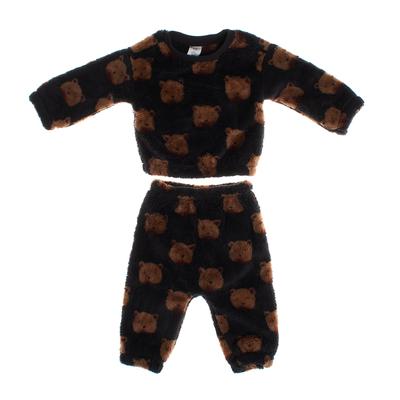 Unisex-Baby-Sherpa-Pullover und -Hosen-Set 479140