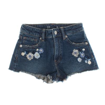 Hoch sitzende bestickte Shorts 601037 Mädchen