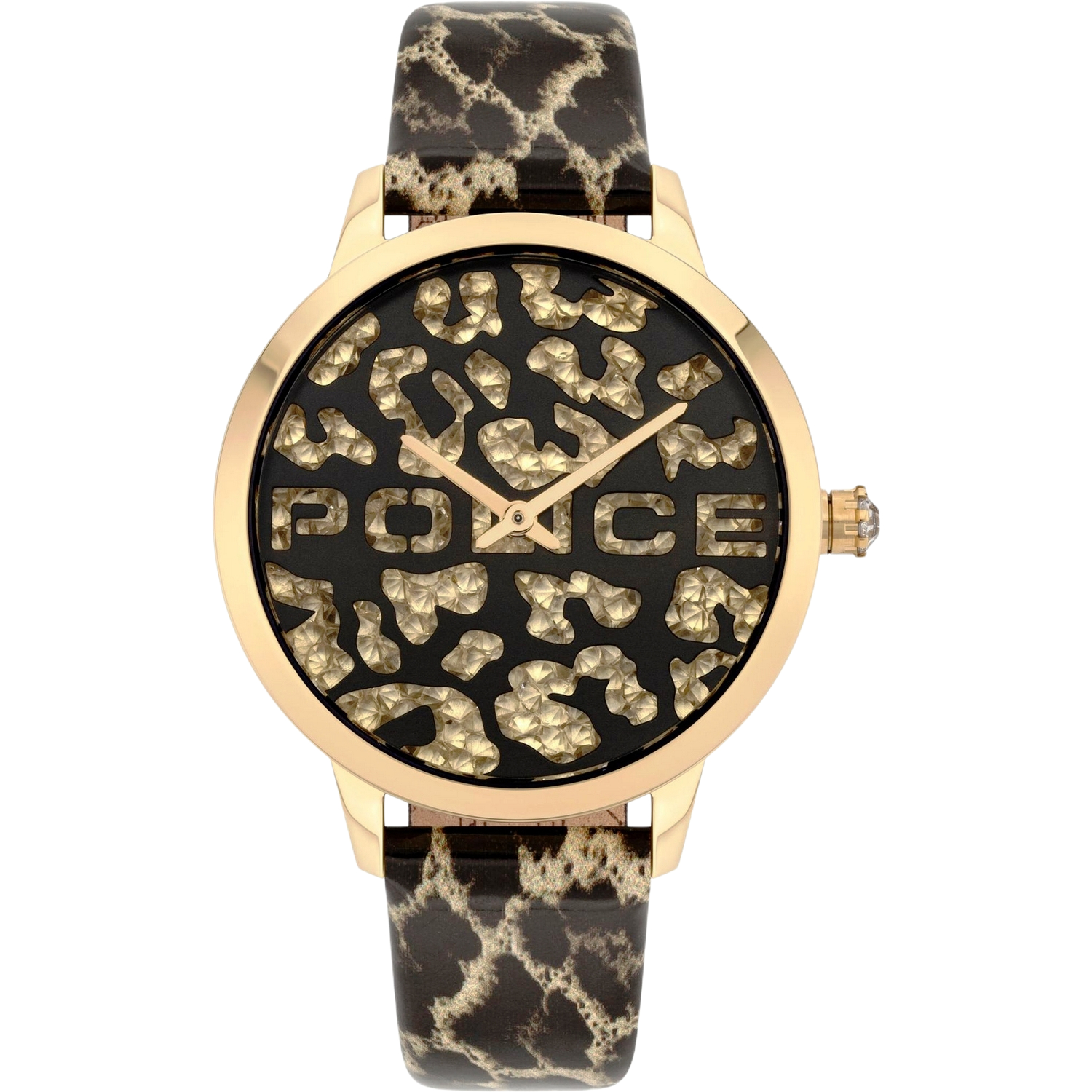 Police Damenuhr Quartz Gold Image