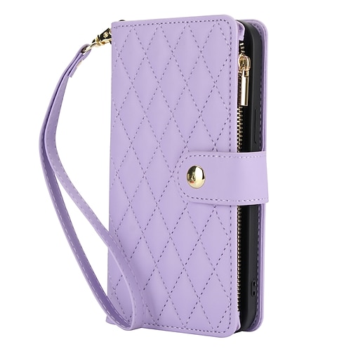 Handy Hülle Handyhüllen Für Pixel 9 Pro Pixel 9 Pro XL Pixel 8 Pro Pixel 8 Pixel 9 Pixel 7 Pixel 7 Pro Pixel 6 Pixel 6 Pro Rückseite mit Halterung Reisverschluss mit Lanyard Retro TPU PU-Leder Image