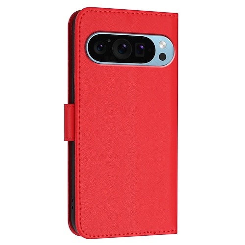 Handy Hülle Handyhüllen Für Pixel 9 Pro Pixel 9 Pro XL Pixel 8 Pro Pixel 8 Pixel 9 Pixel 7 Pixel 7 Pro Pixel 6 Pixel 6 Pro Flip-Cover mit Halterung mit Handschlaufe Kartenschlitz Retro TPU PU-Leder