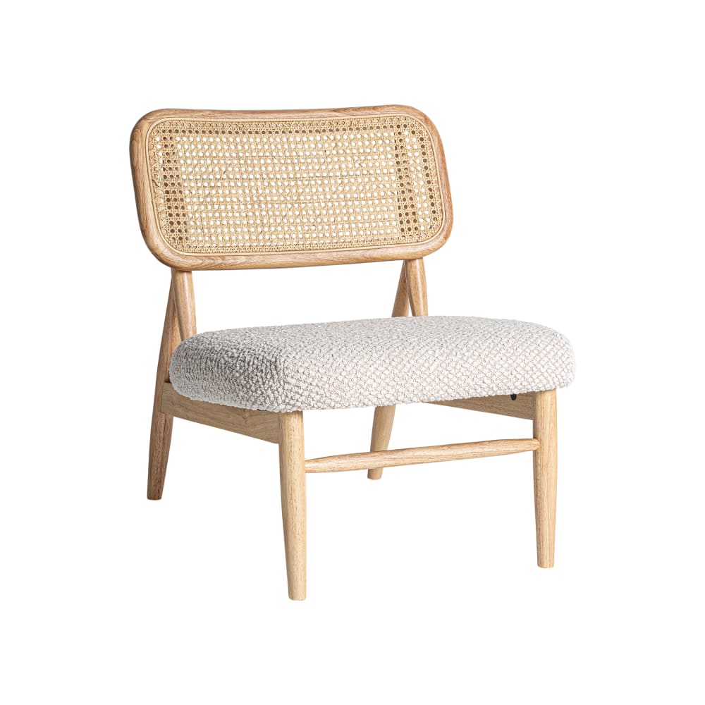 Chaise en rotin marron 62x70x76 cm