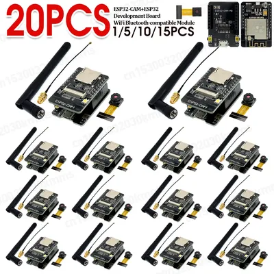 1-20pcs ESP32-CAM ESP32 Development Board CH340G WiFi Bluetooth-compatible Development Module for