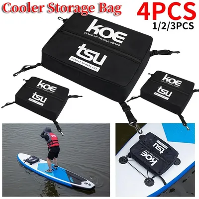 1-4pc Portable Stand Up Paddle Board Storage Bag Sealed Zipper Food Storage Bag Lightweight with