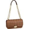 Michael Kors Handtasche Tribeca LG Conv Chain Shoulder Costa Luggage Hellbraun Damen