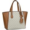 Michael Kors Handtasche Taryn Small Convertible MK SIG Vanilla/Acorn Nude Damen