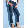 Stretch-Jeans ASCARI, Damen, Gr. 48, Normalgrößen, blau (blau, schwarz), 50% Baumwolle, 40% Lyocell, 7% Elastomultiester, 3% Elasthan, unifarben, lang, Jeans