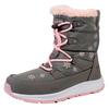 Winterstiefel LURCHI "Alby-TEX", Kinder, Gr. 32, grau (grau, rosa), Textil, Lederimitat, sportlich, Schuhe, Sschneeboots mit Schneeflocken, Größenschablone zum Download