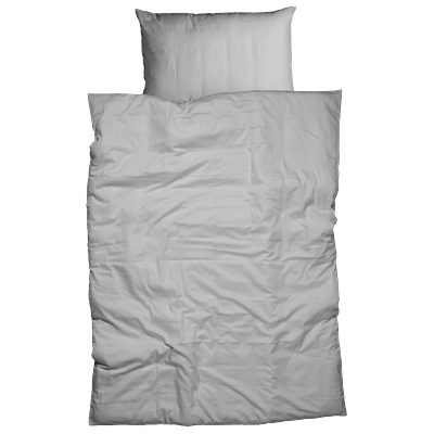 Bettwäsche CASATEX "Uni", silber (silber, grau), B/L: 240cm x 220cm, 2 St., Satin, B/L: 80cm x 80cm & 80cm x 80cm, Satin, Obermaterial: 100% Baumwolle, Bettwäsche, Uni Design, Reißverschluss, tolle Farben Image