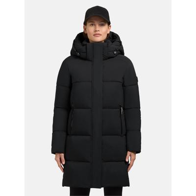 Steppmantel KHUJO "Haya Matt-YM", Damen, Gr. XXL (44), schwarz, Obermaterial: 100% Polyester, Futter: 100% Nylon, Wattierung: 100% Polyester, Basic, gerade ca. Mitte Oberschenkel, hoch geschlossener Ausschnitt, Langarm Ärmel ohne Ärmelschlitz... Image