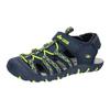 Sandale LICO "Sandale Rene VS", Gr. 33, blau, Synthetik, Schuhe