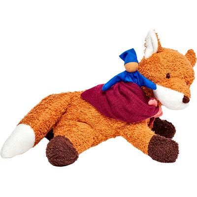 Kuscheltier KÄTHE KRUSE "Finn Fuchs, liegend" Plüschfiguren bunt Kinder