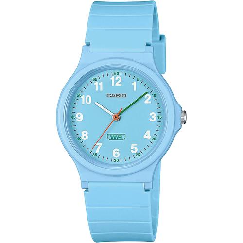 Quarzuhr CASIO TIMELESS COLLECTION Armbanduhren hellblau Kinder Armbanduhr, Kinderuhr, Mädchen, Jungen, Geschenkidee, Schulananfang