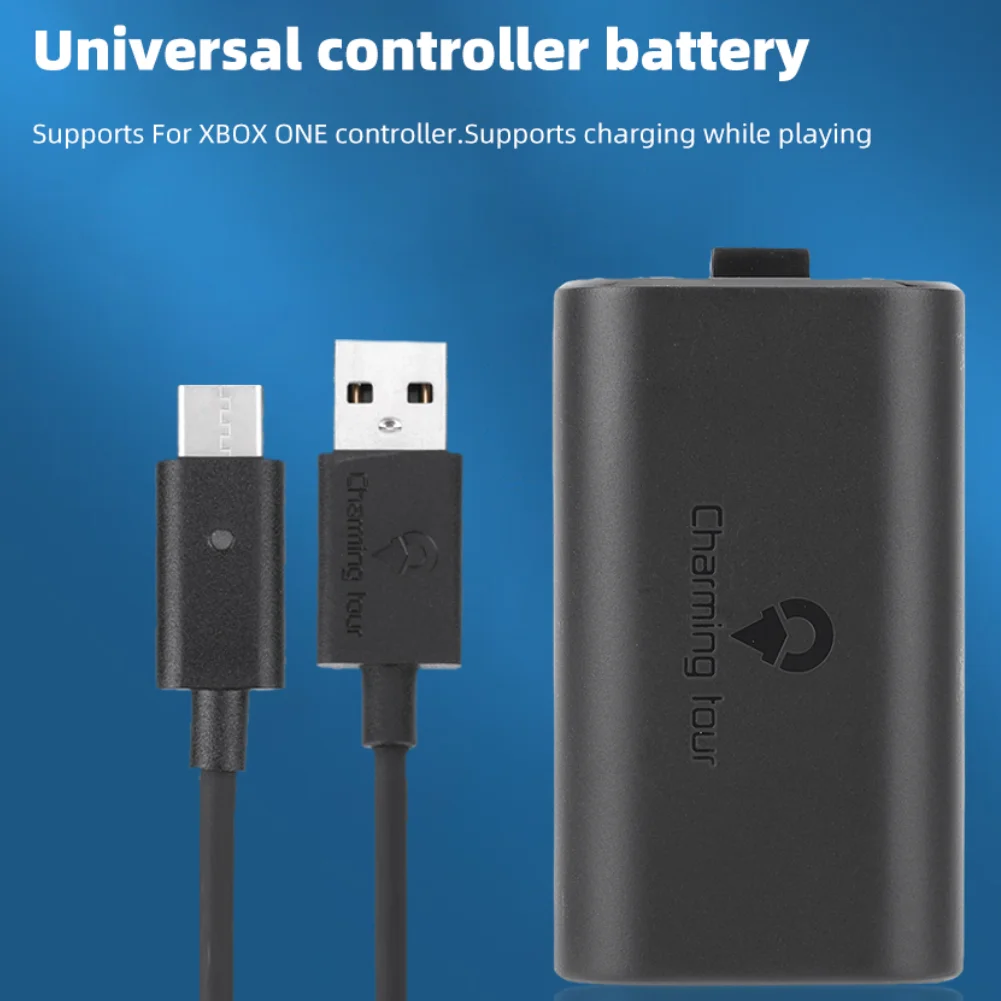 Batterie de secours aste pour manette sans fil, manette de jeu, manette de jeu Joypad, Type-C, X-Box One SX SS, 2080mAh, 24.com