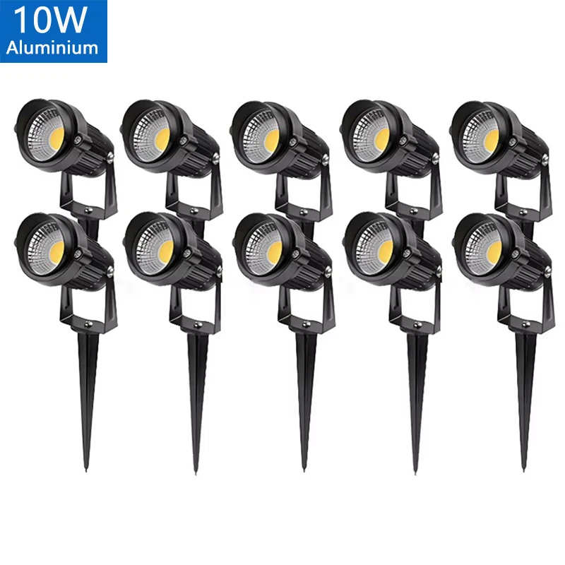 Jardin Villa carré verdissement LED lampe à gazon 5W10W15W extérieur étanche IP65 220V110V12V24V pointe ampoule jardin chemin LED projecteurs