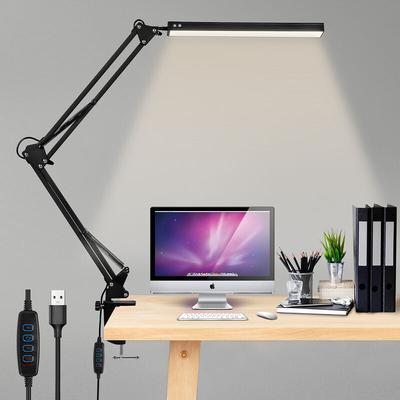 Wolketon - vingo led Schreibtischlampe Architektenlampe mit Schwenkarm , Augenschutz, geeignet für Image