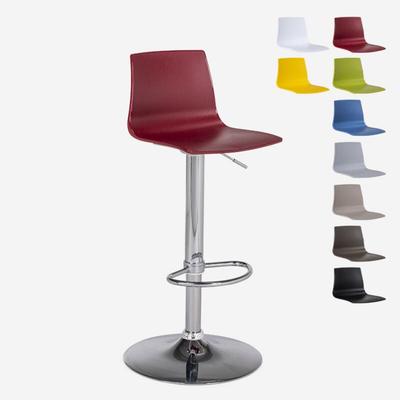 Höhenverstellbarer matter Designhocker Grand Soleil Imola Matt Küchenbar - Bordeaux Image