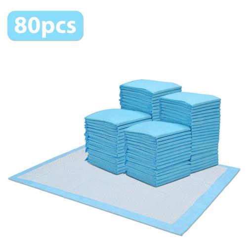 Hengda 80X Welpenunterlage 60X60cm Hunde-Pads Training Pads saugstark Welpentoilett Katzen Hundeklo