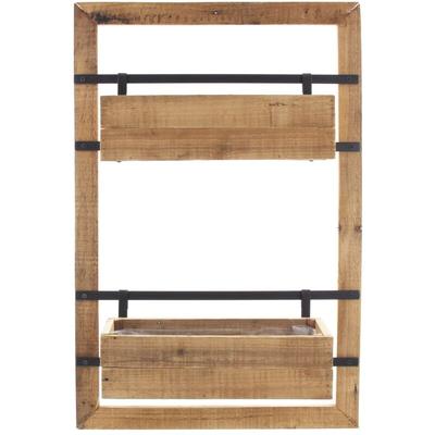 Frank Flechtwaren - Wand-Pflanzer 'Industrial' Garten Terrasse Blumen Pflanze Natur Balkon FF-103316 Image