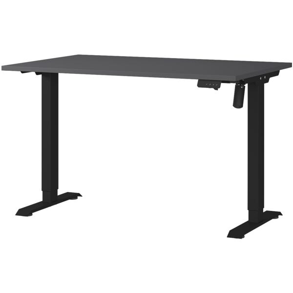 Germania-Werke Schreibtisch höhenverstellbar (elektrisch) »Boras« 120 cm grau, 120x119x80 cm