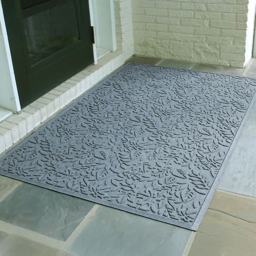 Leaves Estates Doormat 60 x 36, 60 x 36, Slate Blue