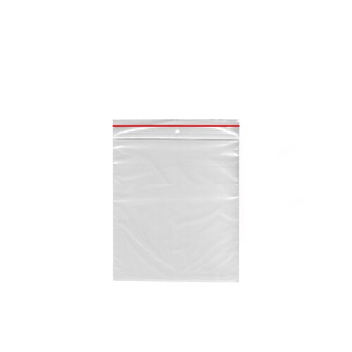 SWS 15000 Schnellverschlussbeutel LDPE 60 x 80 mm transparent mit Rundlochung Image