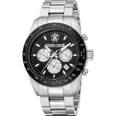 Roberto Cavalli Herrenuhr Edelstahl One Size Herren Image