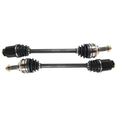 2001 Subaru Forester Front, Driver and Passenger Side Axle Assemblies, Supplied with Standard Neoprene Outboard Boot