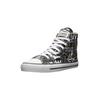 Sneaker ETHLETIC "White Cap Hi Cut", Gr. 39, schwarz-weiß (letters schwarz, just weiß), Obermaterial: 100% Baumwolle; Futter: 100% Baumwolle; Decksohle: 100% Baumwolle; Sohle: 100% Naturkautschuk, Schuhe Canvassneaker Sneaker high Sneakerboots,...