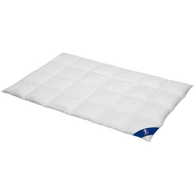 Daunenbettdecke SPESSARTTRAUM "Arosa Bettdecke min 135x200 cm & weitere Größen", weiß, B:155cm L:200cm, Bezug: 100% Baumwolle. Füllung: 90% Daunen, 10% Federn, Bettdecken, Bettdecke Winter, Sommer, Made in Germany