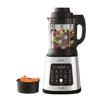 TEFAL Standmixer "BL83SD PerfectMix Cook" Zerkleinerer 2 L Fassungsvermögen, 10 Automatikprogramme schwarz (silber/schwarz)