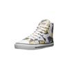 Sneaker ETHLETIC "White Cap Hi Cut", Gr. 36, gelb (camou gelb, just weiß), Obermaterial: 100% Baumwolle; Futter: 100% Baumwolle; Decksohle: 100% Baumwolle; Sohle: 100% Naturkautschuk, Schuhe Canvassneaker Sneaker high Sneakerboots, Fairtrade Produkt
