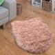Fellteppich PACO HOME "Playa 960", rosa (rosé), B:55cm H:64mm L:160cm, Polyester, Teppiche, Fellteppich, Kunstfell, Flokati-Optik, Hochflor, weich und flauschig, Uni-Farben