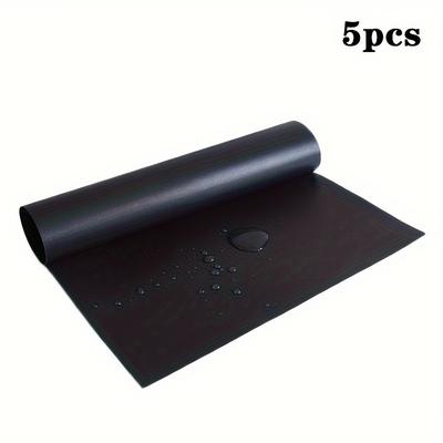 TEMU 5pcs Bbq Mat, Heat Resistant, , Easy To Clean, Reusable, Suitable For Outdoor Camping And Grilling Image