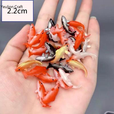 TEMU 5pcs/set Pvc Goldfishes Models Epoxy 3d Modeling