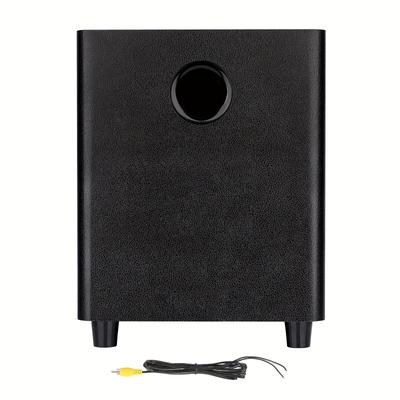 TEMU 8 Subwoofer, 100w Bass Synthetic Wood , For Theater And