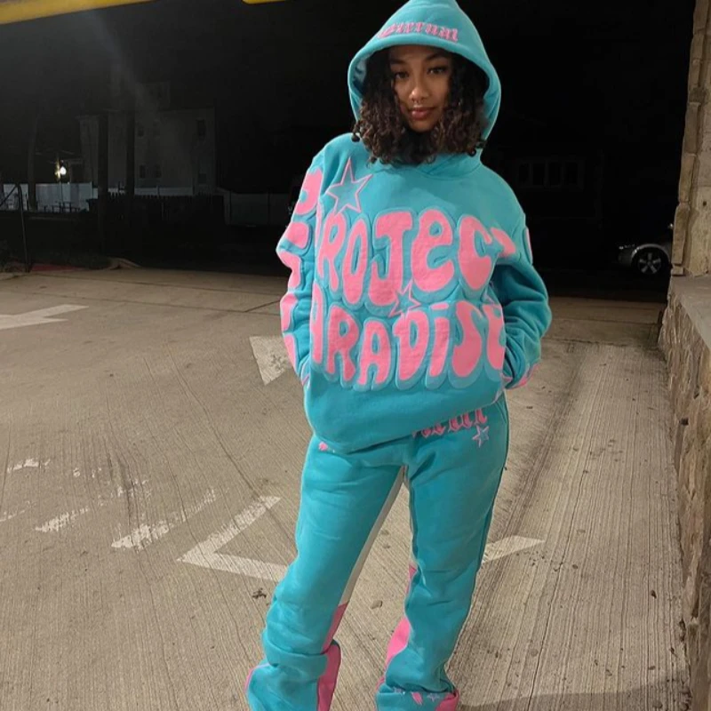Y2k Streetwear Hoodie Sweatshirt lustige Stern Brief Grafik Hoodie Harajuku Anime Kapuze Pullover Hip Hop Hipster Frauen Männer Emo